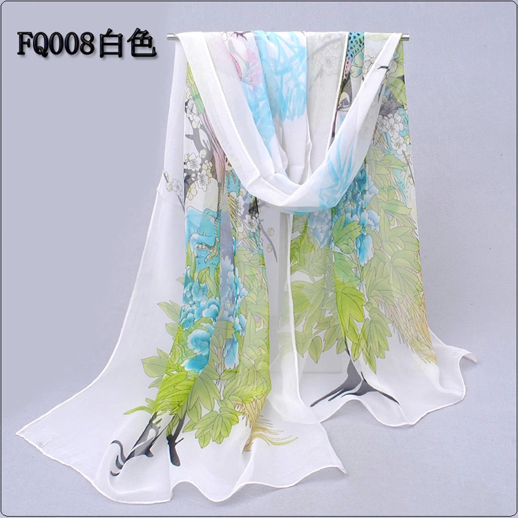 Wholesale plain silk scarf