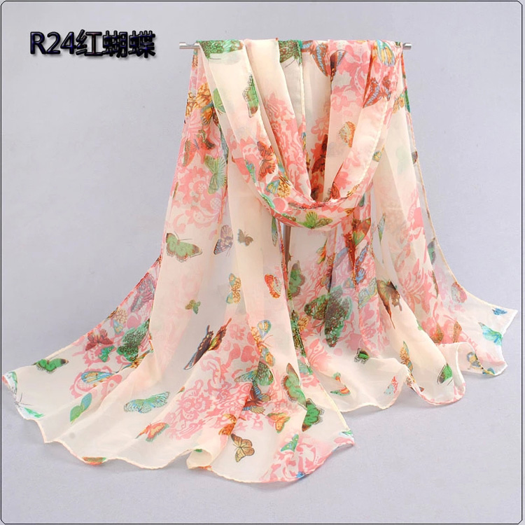 Chiffon spring scarf wholesale