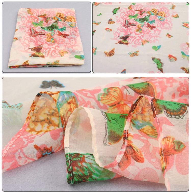 Chiffon spring scarf wholesale