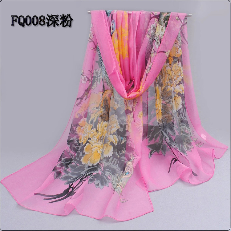 Wholesale plain silk scarf