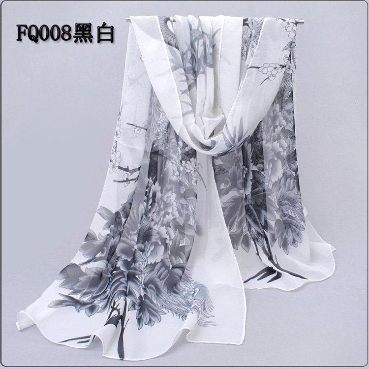 Wholesale plain silk scarf