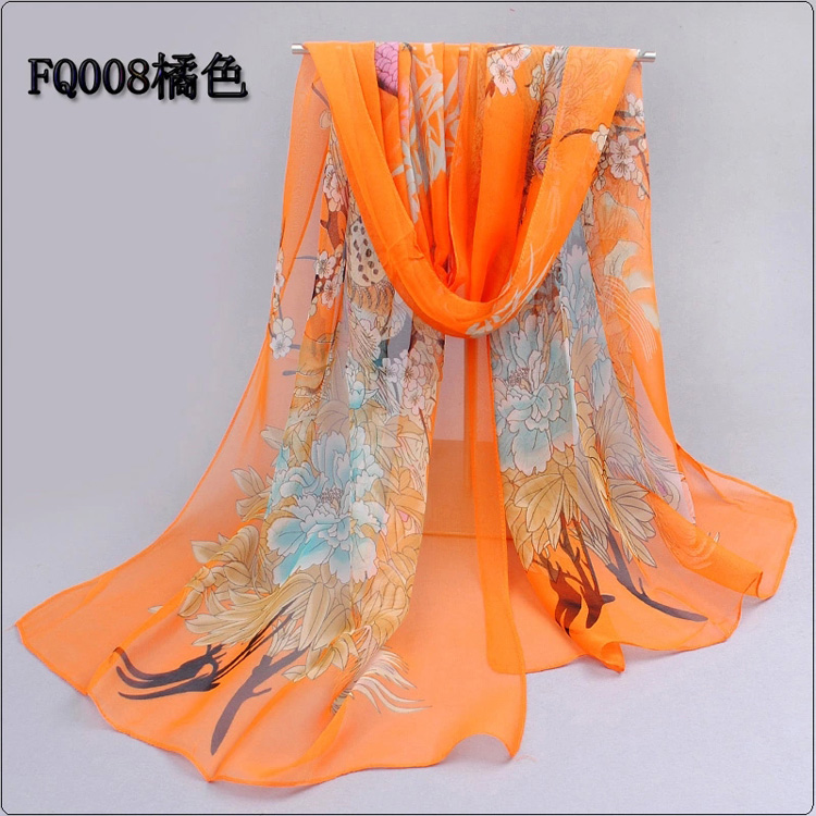 Wholesale plain silk scarf