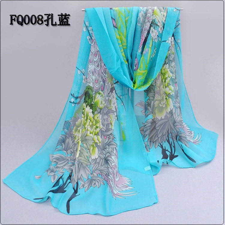 Wholesale plain silk scarf