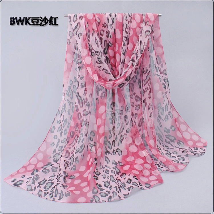 Red chiffon scarf wholesale