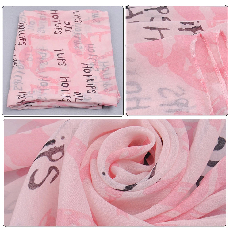 Wholesale soft polyester scarf