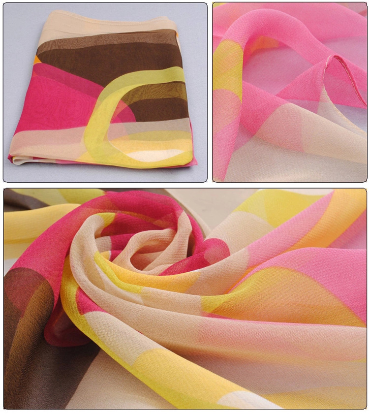 Long summer chiffon scarf wholesale