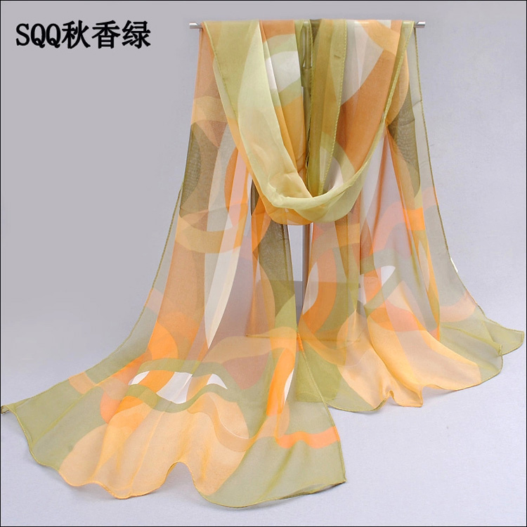 Long summer chiffon scarf wholesale