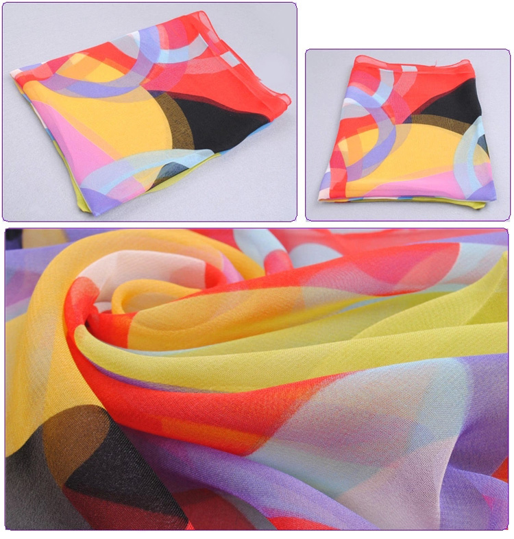 Long summer chiffon scarf wholesale