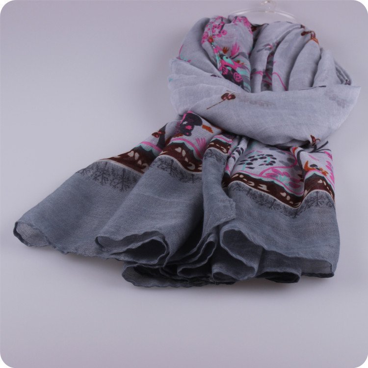 Wholesale cotton viscose scarves