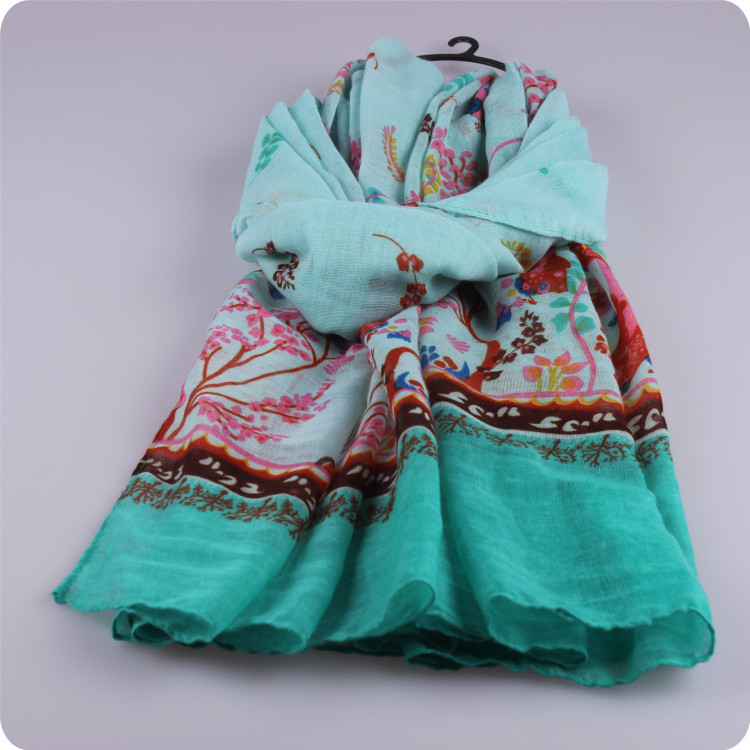 Wholesale cotton viscose scarves