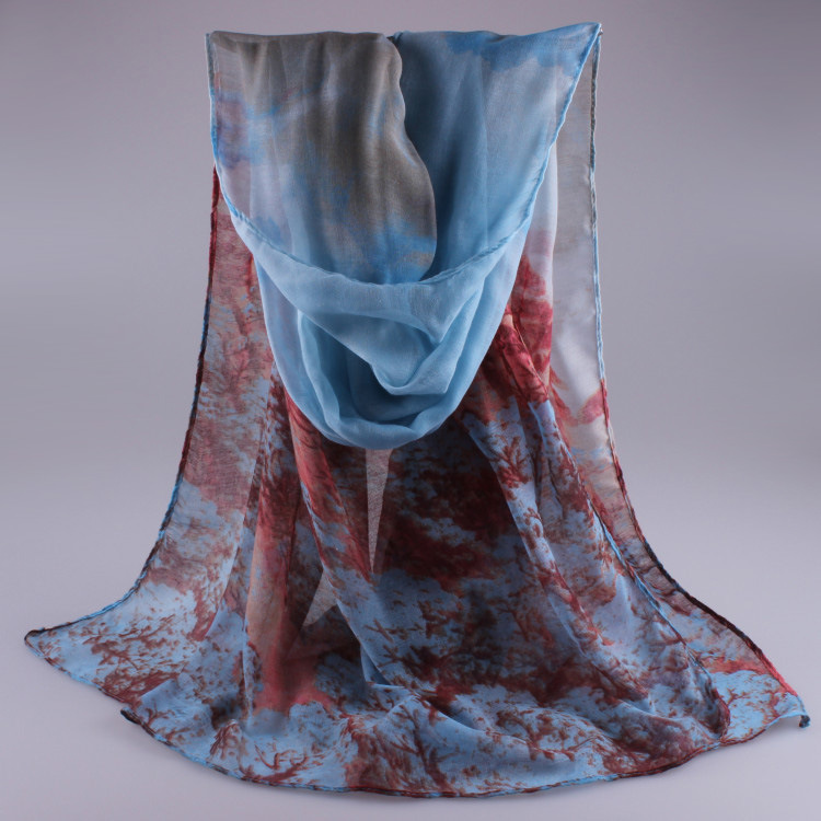 Wholesale printed viscose scarves