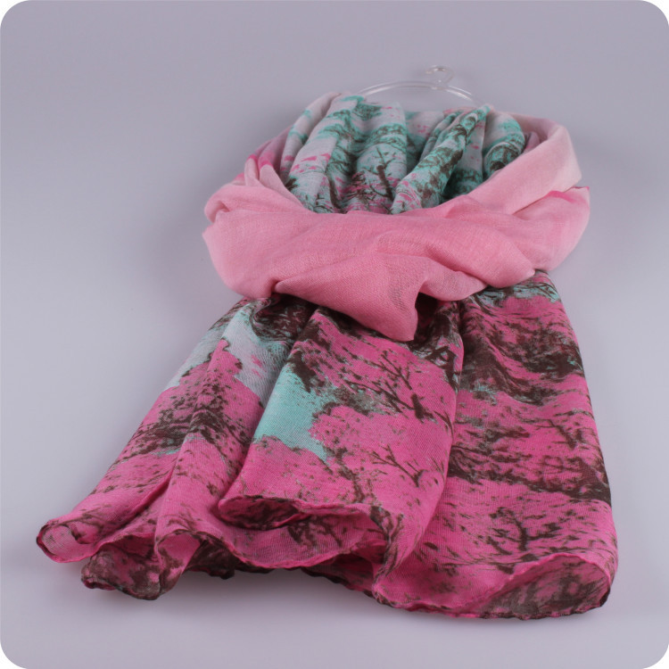 Wholesale printed viscose scarves