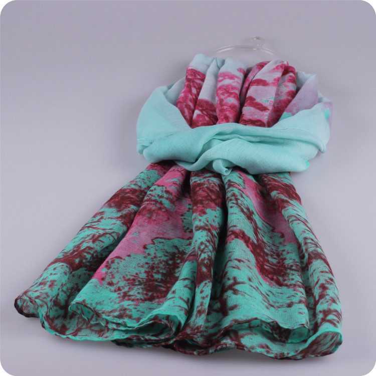 Wholesale printed viscose scarves