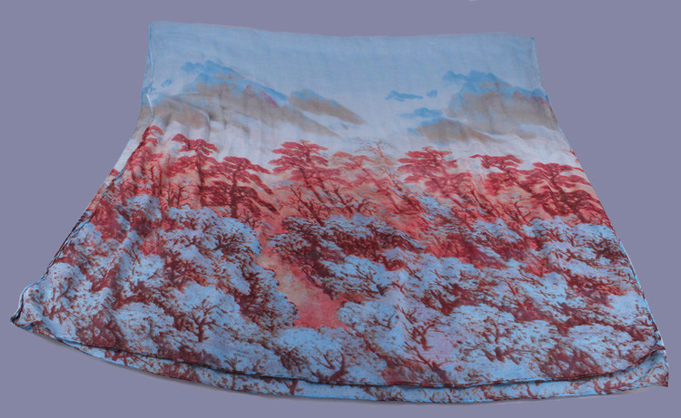 Wholesale printed viscose scarves