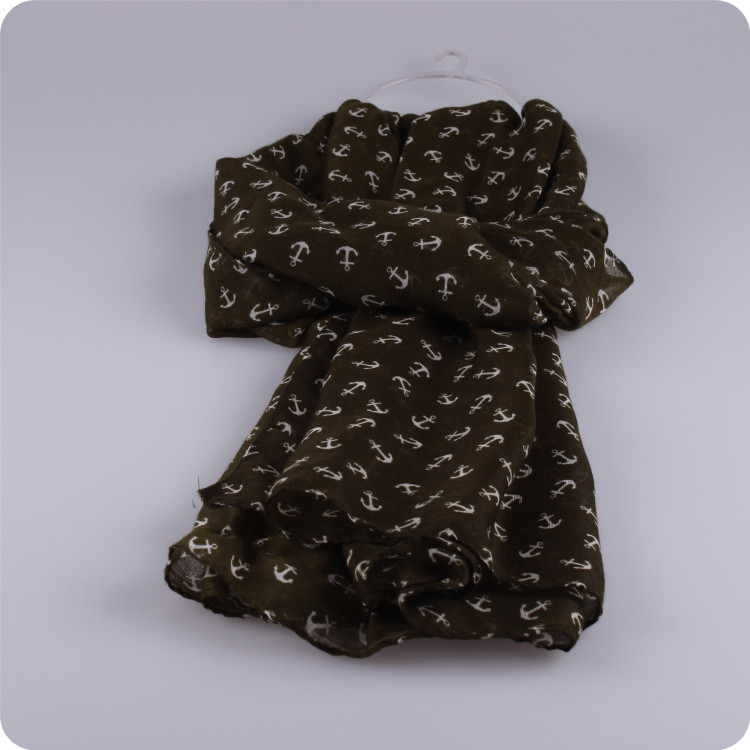 Wholesale women black viscose scarf