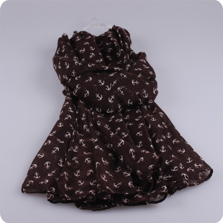 Wholesale women black viscose scarf