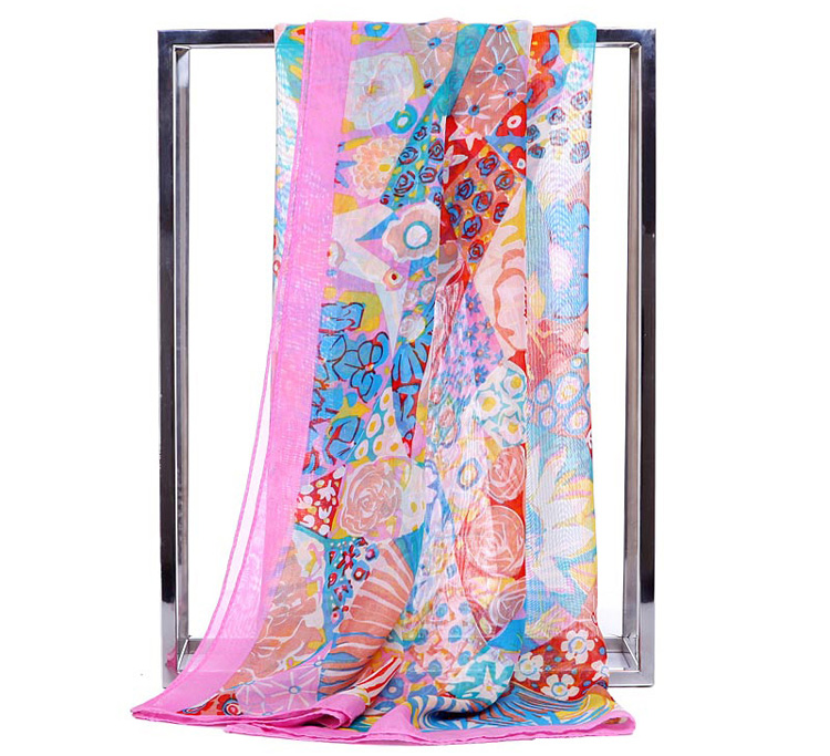 India chiffon scarf wholesale