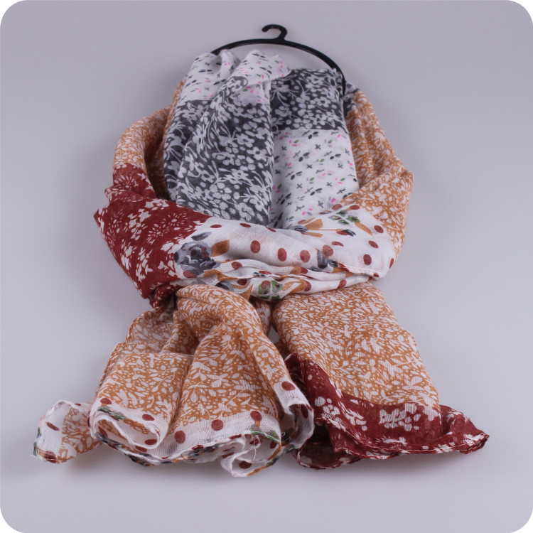 Wholesale women graffiti scarf