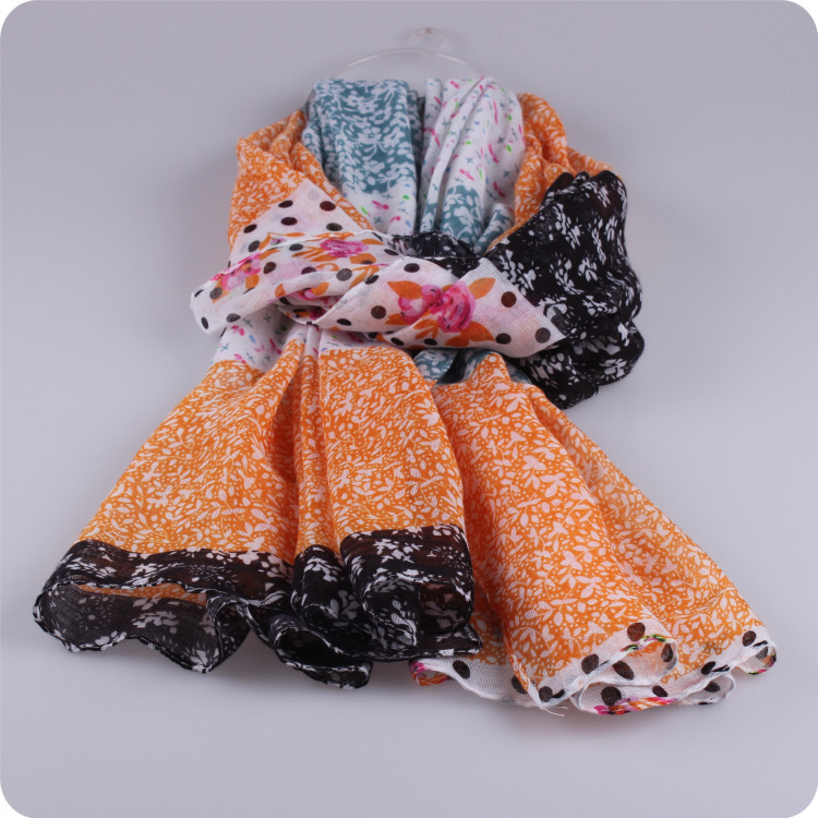 Wholesale women graffiti scarf
