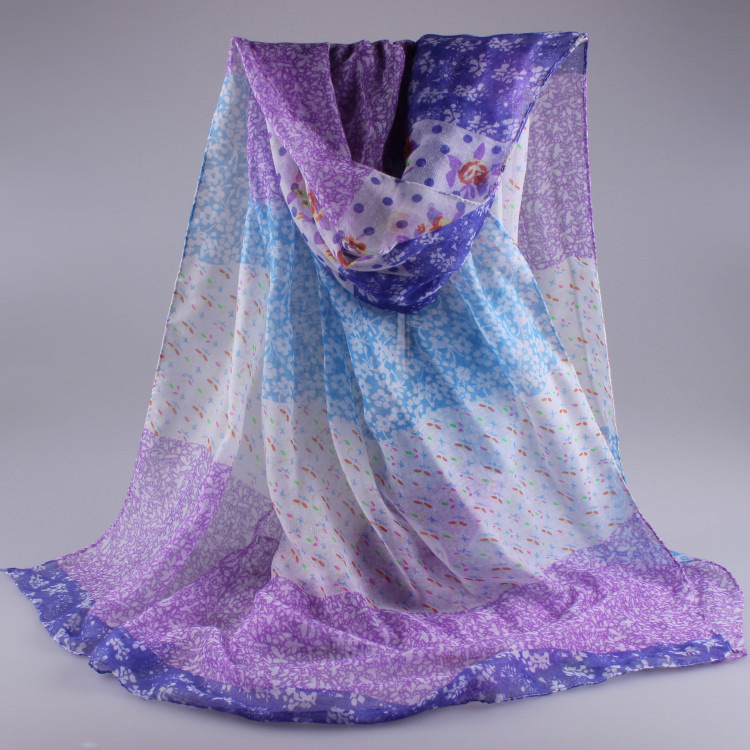 Wholesale women graffiti scarf