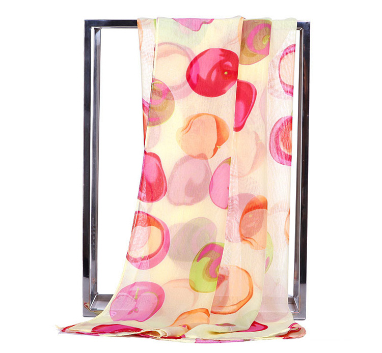 Wholesale silver chiffon scarf