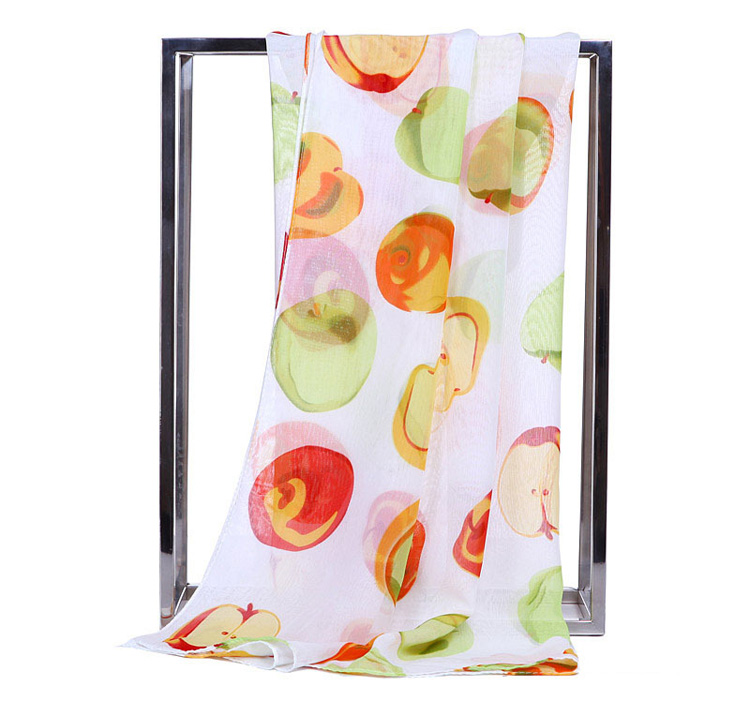 Wholesale silver chiffon scarf