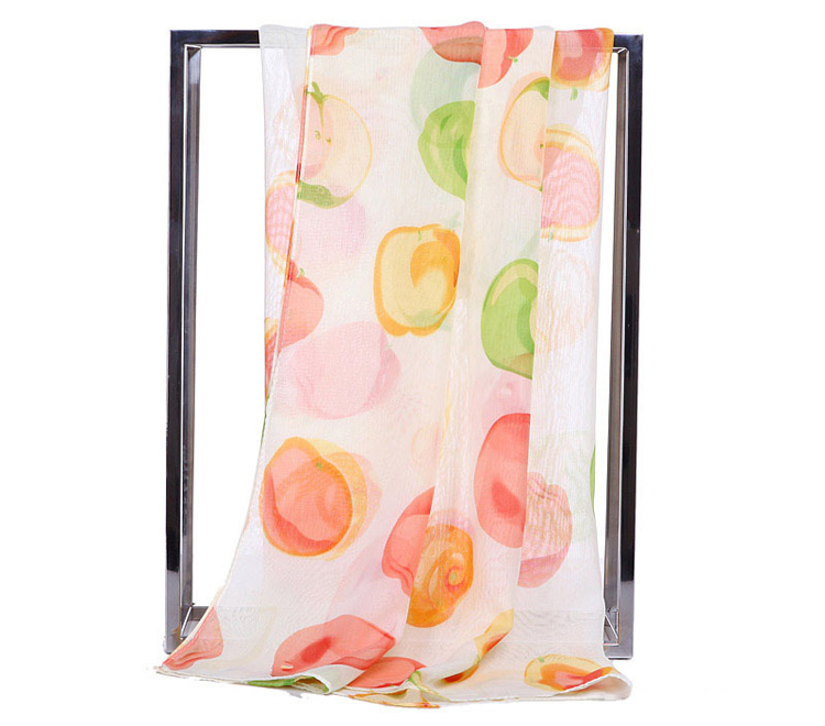 Wholesale silver chiffon scarf