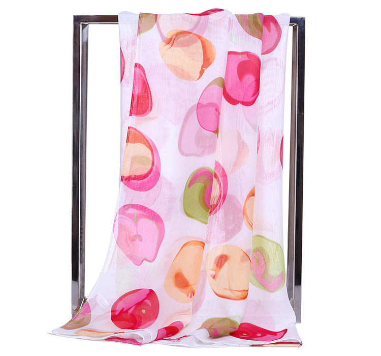 Wholesale silver chiffon scarf