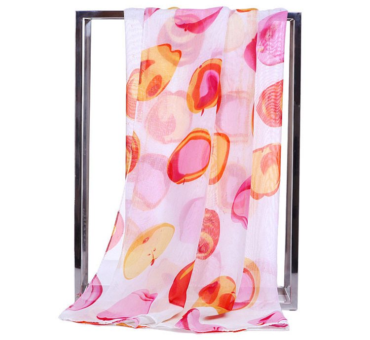 Wholesale silver chiffon scarf