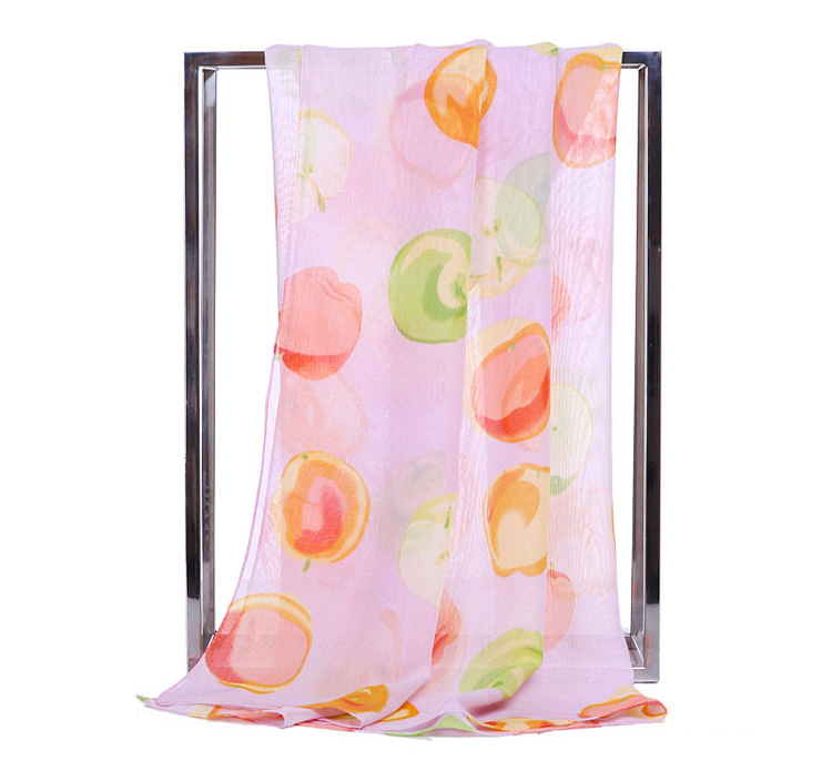 Wholesale silver chiffon scarf