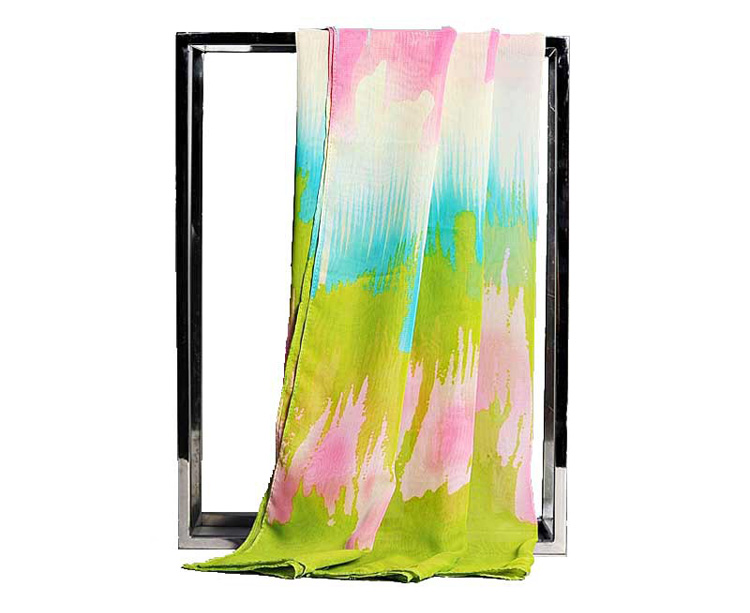 Wholesale fringed chiffon scarf