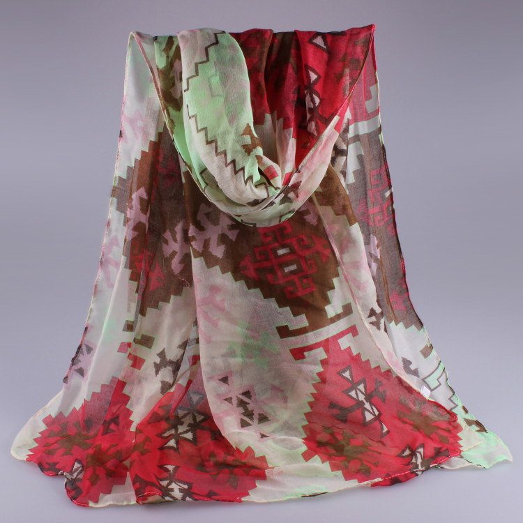 Viscose scarves for women
