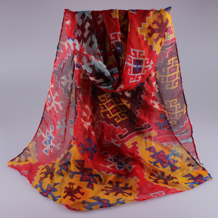 Viscose scarves for women