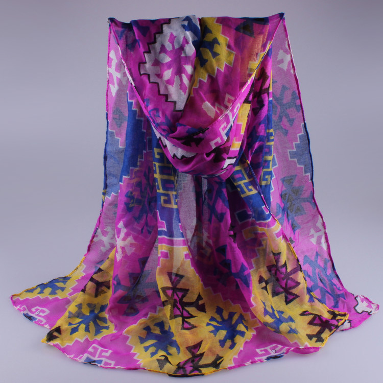 Viscose scarves for women