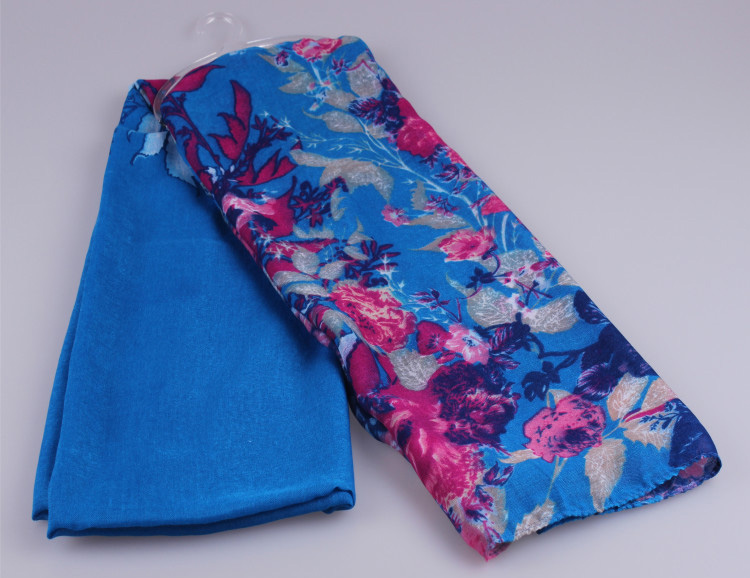 Wholesale square cotton scarf