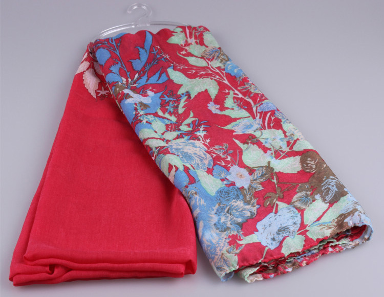 Wholesale square cotton scarf