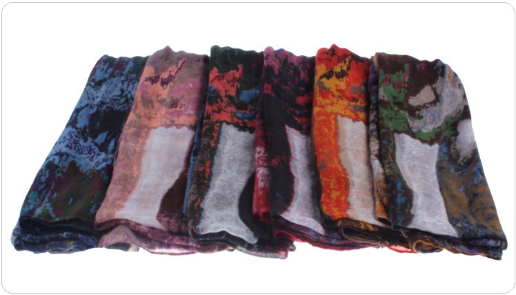 Wholesale polyester cotton scarf