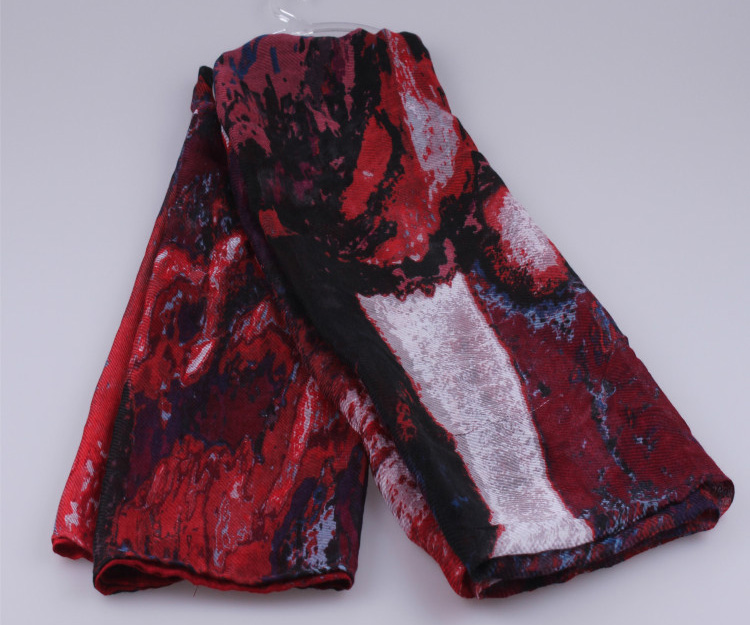 Wholesale polyester cotton scarf