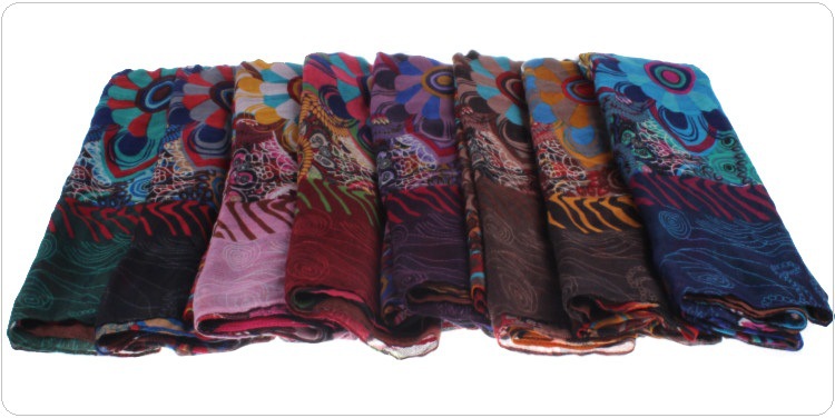 Wholesale silk viscose scarf