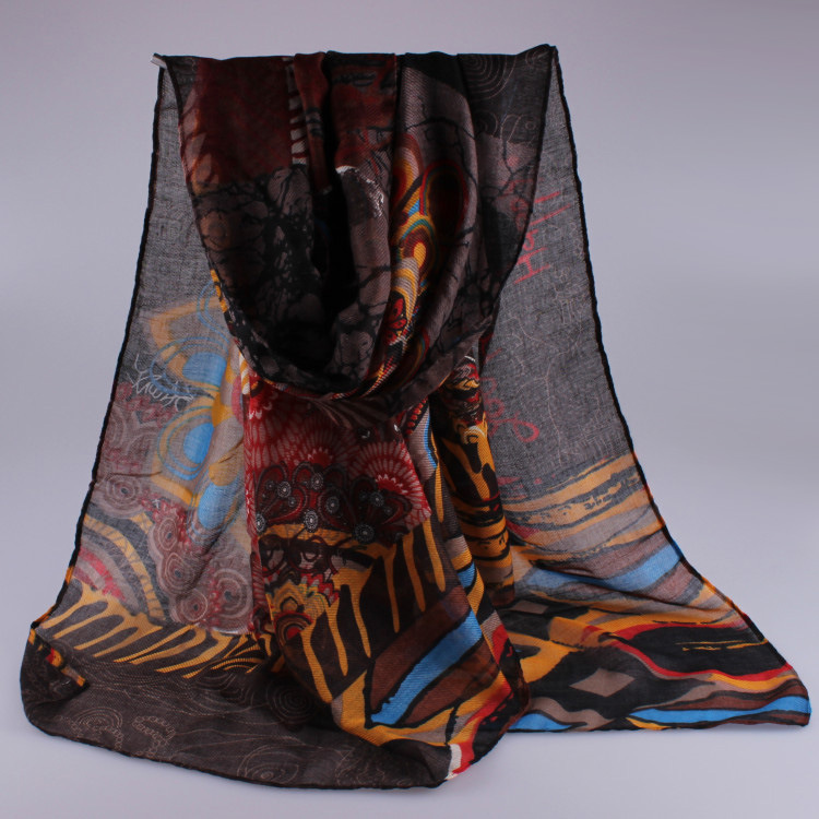 Wholesale silk viscose scarf