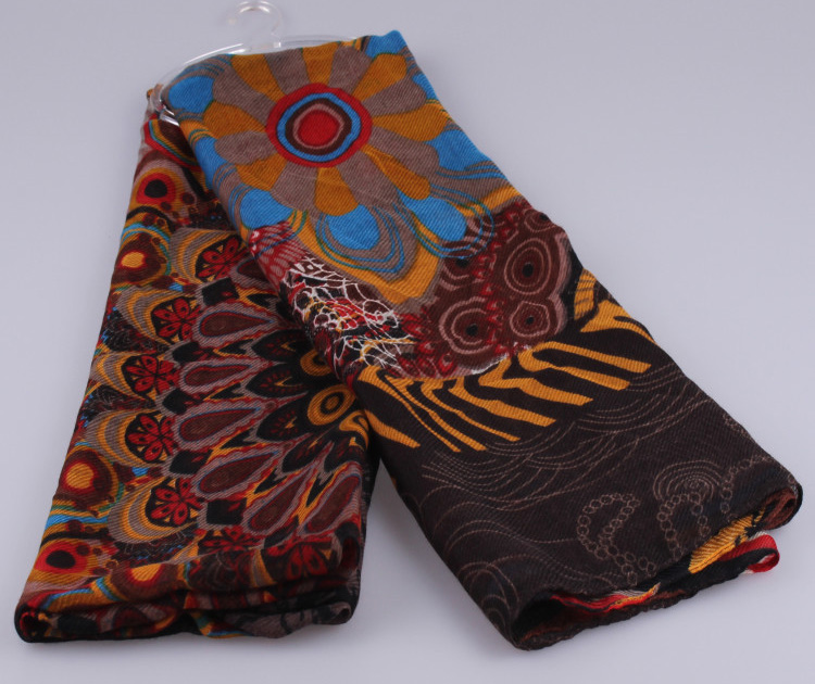 Wholesale silk viscose scarf