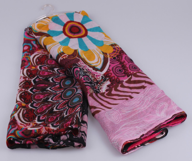 Wholesale silk viscose scarf