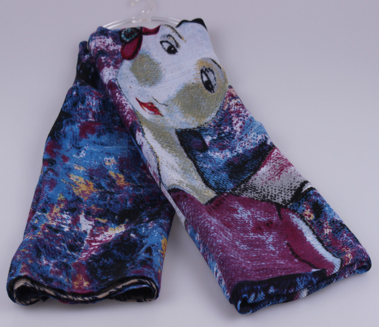 Women silk cotton scarf wholesale