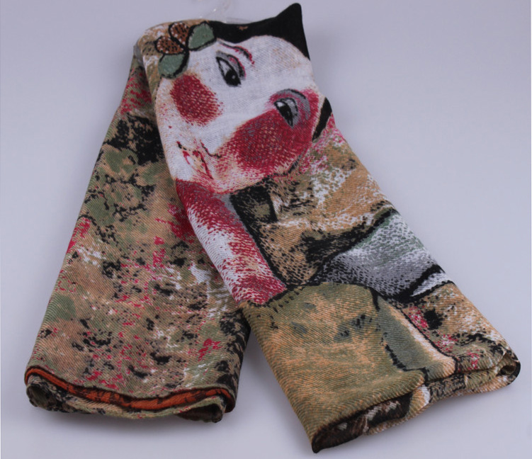 Women silk cotton scarf wholesale