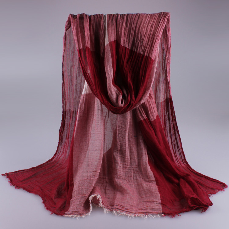 Wholesale cotton and silk scarf