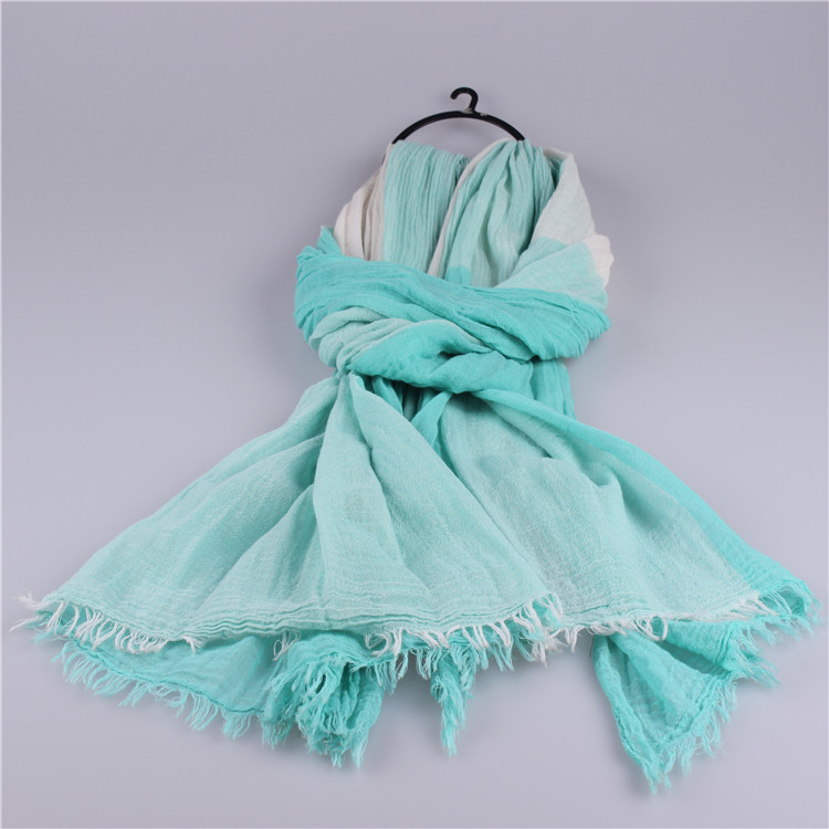 Wholesale cotton and silk scarf