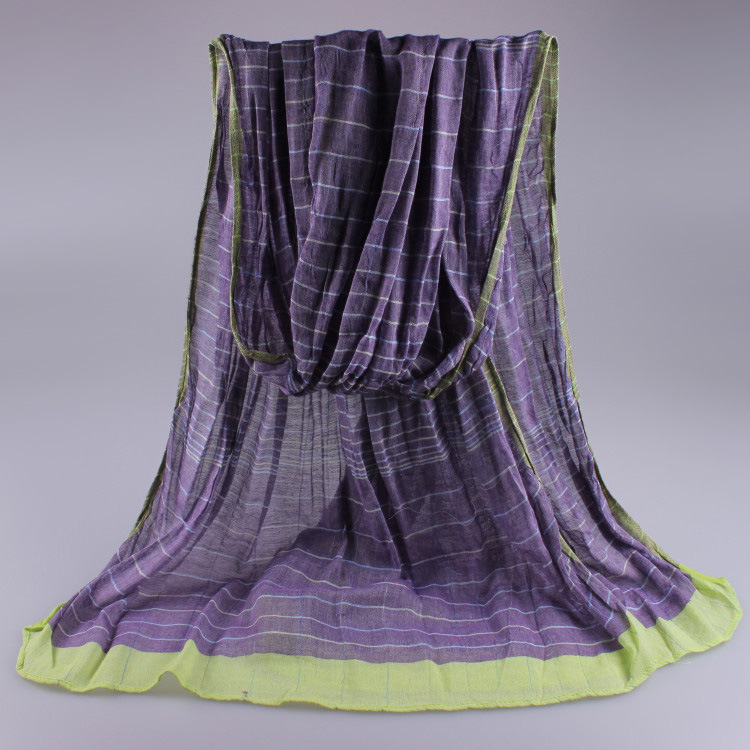 China cotton plaid scarf
