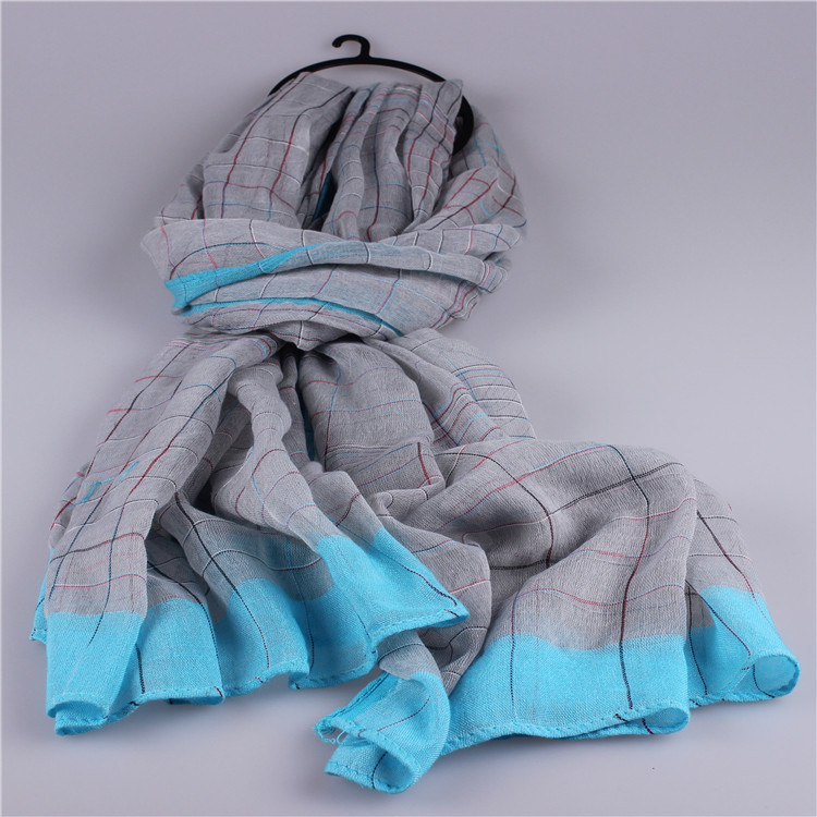 China cotton plaid scarf
