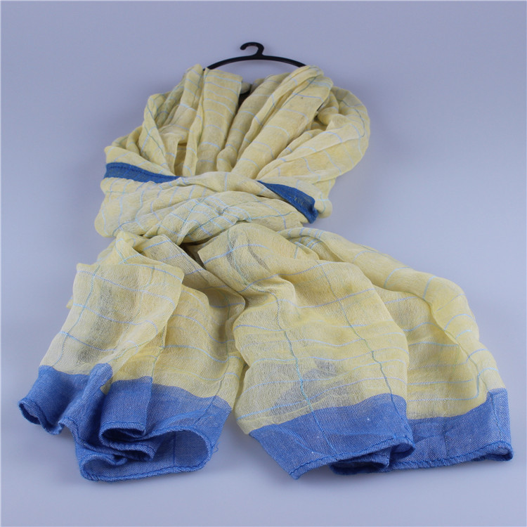 China cotton plaid scarf