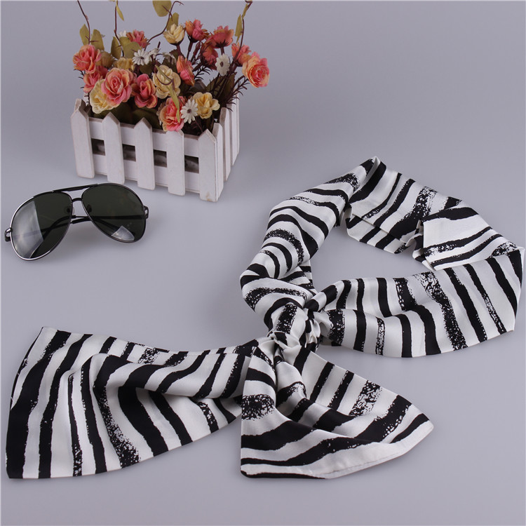 Wholesale striped silk scarf